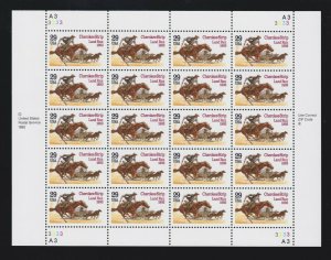 US 2754 29c Cherokee Strip Land Run, 1893 Mint Stamp Sheet OG NH