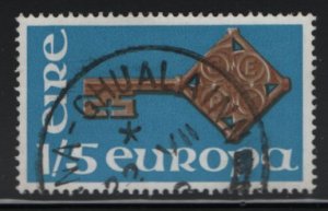 Ireland 1968 used Sc 243 1sh5p Golden Key EUROPA