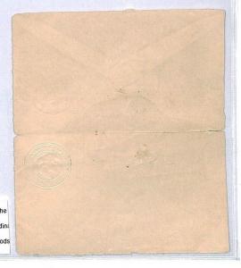 CS201 India Postal stationery Cover 1908 {samwells-covers}
