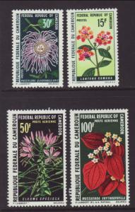 Cameroun 501-502,C141-C141 Flowers MNH VF