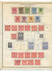 STAMP STATION PERTH Austria # Various Selection of 100 Stamps Mint /Used 1920-24