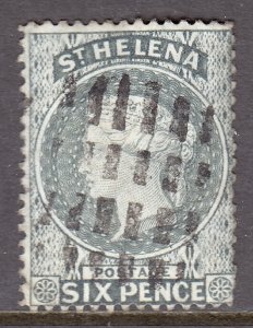 St. Helena - Scott #7 - Used - Pencil on reverse - SCV $6.00