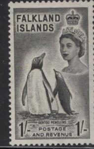 FALKLANDS ISLANDS 127 MINT HINGED PENGUINS ISSUE