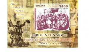 Guyana - 2005 - Hans Christian Andersen - Souvenir Sheet - MNH