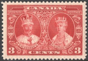 Canada SC#213 3¢ King George V and Queen Mary (1935) MNH