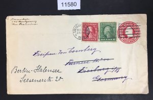 MOMEN: US STAMPS  POSTAL COVER USED LOT #11580