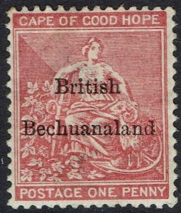 BECHUANALAND 1885 CAPE HOPE SEATED 1D