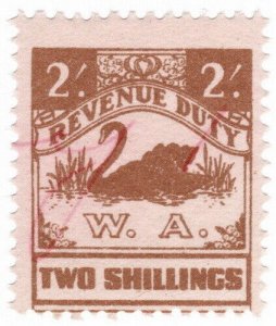 (I.B) Australia - Western Australia Revenue : Revenue Duty 2/-