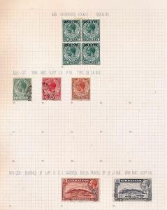 British Post Offices Levant Malta Gibraltar Morocco Agencies QV/GVI M&U(65)GX539