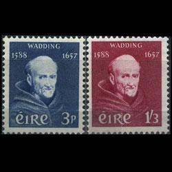 IRELAND 1957 - Scott# 163-4 Historian Wadding Set of 2 LH