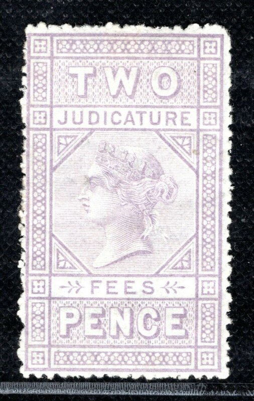 GB QV Revenue Stamp 2d Lilac JUDICATURE FEES (1876) Superb Mint VLMM GWHITE35 