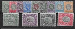 SOMALILAND SG32/44 1904 DEFINITIVE SET MTD MINT