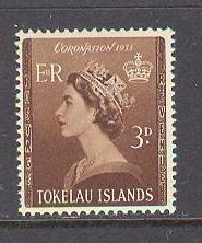 TOKELAU Sc# 4 MH FVF Queen Elizabeth II