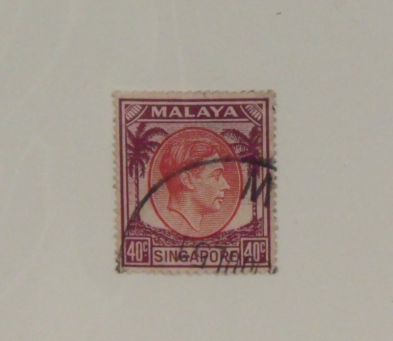 11081   Singapore   Used # 16a                        CV$ 18.00