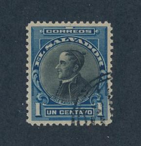 El Salvador 1912 Scott 402 used - 1c, Jose Matias Delgado