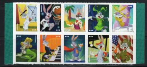 5494 - 5503 *BUGS BUNNY * 80 YEARS OF BUGS BUNNY * U.S. Postage Block Of 10  MNH