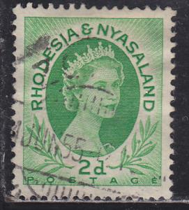 Rhodesia & Nyasaland 143 Queen Elizabeth II 1954