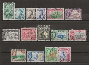 FIJI 1954/59 SG 280/95 USED Cat £30