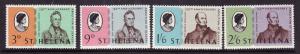 St Helena-Sc#205-8-unused NH set-Abolition of Slavery-1968-