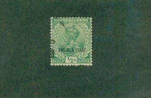 PATIALA INDIAN STATE 61 USED BIN $0.50