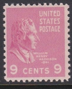 814 William Harrison MNH