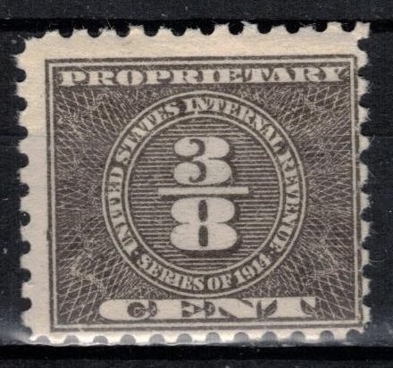 USA - Revenues - Proprietary - Scott RB34 MNH (SP)