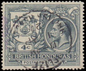 British Honduras #90, Complete Set, 1922, Used