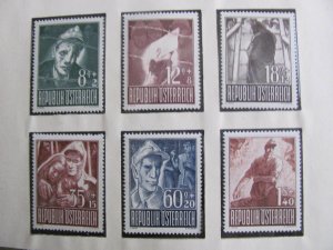 AUSTRIA 1948 MNH SET  XF    (124)