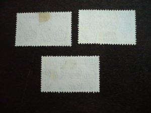 Stamps - Hong Kong - Scott# 147-149 - Used Part Set of 3 Stamps