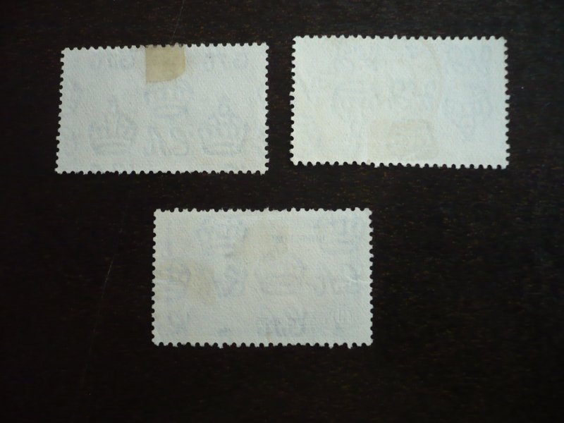 Stamps - Hong Kong - Scott# 147-149 - Used Part Set of 3 Stamps