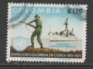 Colombia Sc # 804 used (BBC)