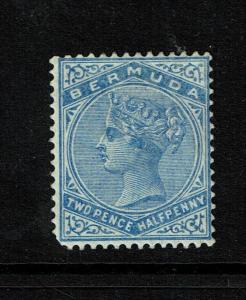 Bermuda SG# 27, Mint Hinged, Hinge Remnant, bent corner perf - S5147