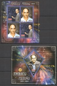 2013 Great Scientist Enrico Fermi Nobel Prize Winner Kb+Bl Mnh Pe535