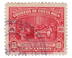 COSTA RICA 1930 SCOTT # 156 . USED. # 6