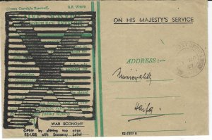 BRITISH MANDATE OF PALESTINE ECONOMIC RE-USE OHMS entire  (24-03 #425)