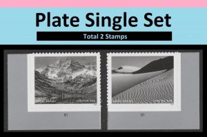 US 5854m 5854p Ansel Adams F plate single set 2 MNH 2024