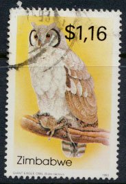 Zimbabwe SG 853  SC# 685  Used   Owls   see detail and scan