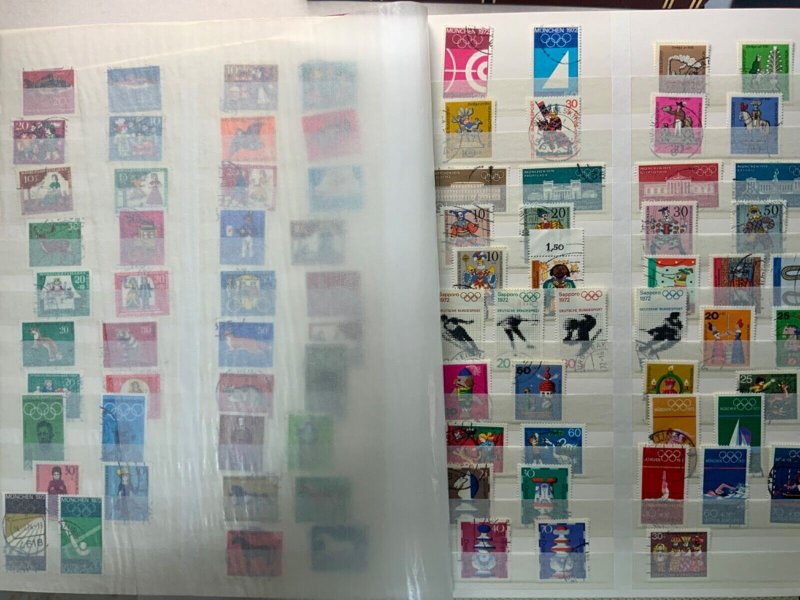 Germany Bundes USED SEMI-POSTALS No duplicates 1953-2013, B331/B1077 SCV $601.00 