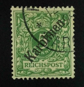 MOMEN: GERMAN COLONIES CAROLINE SC #2a 1899 USED **PF CERT** LOT #62912