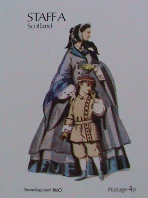 ​STAFFA-SCOTLAND -PROMOTION WORLD FAMOUS DRESSES- MNH S/S -EST.$12 VERY FINE