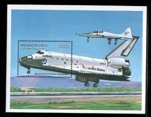 Djibouti 2000 - Space Shuttle - Souvenir Stamp Sheet - Scott #829 - MNH