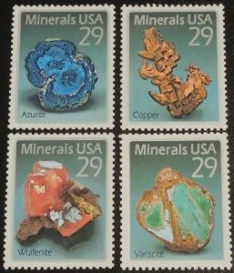 1992 29c Minerals 2700-2703 set of 4 Mint NH
