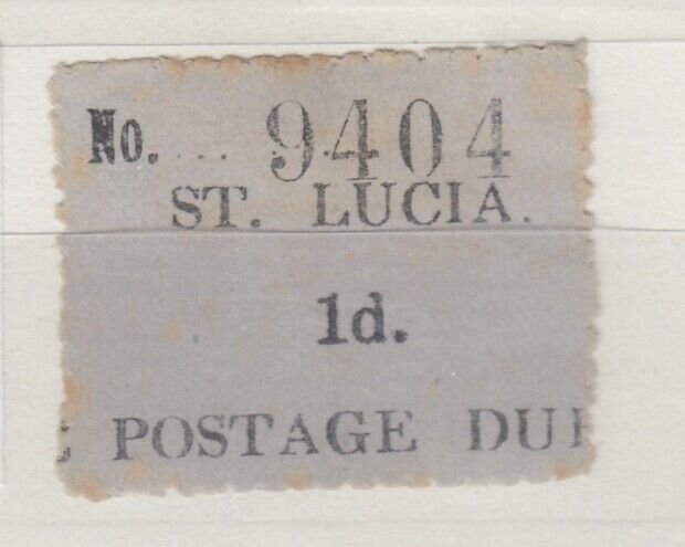 St Lucia KGV 1d Postage Due SGD1 MH J8517