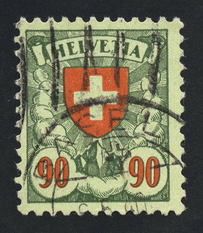 01878 Switzerland Scott #200a, 90c used, grilled gum