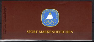 Germany Bund Scott # B587 (6), used, for the sports booklet 1981