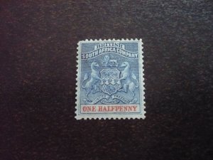 Stamps - Rhodesia - Scott# 1 - Mint Hinged Part Set of 1 Stamp