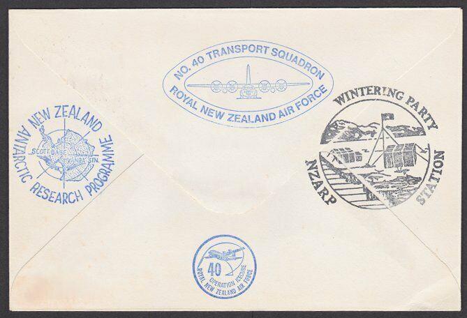 NEW ZEALAND ANTARCTIC 1978 RNZAF signed flight cover ex Scott Base.........27808