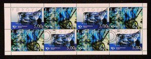 Faroe Islands #416-417 used booklet pane fine art artists