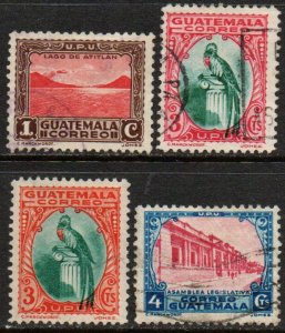 Guatemala SC #273-276 Used