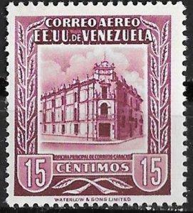 Venezuela # C566  Caracas Post Office Bldg.  15c.   (1)  Mint NH